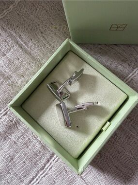 NWT Michael Hill Sterling Silver Rectangular Cufflinks for Men